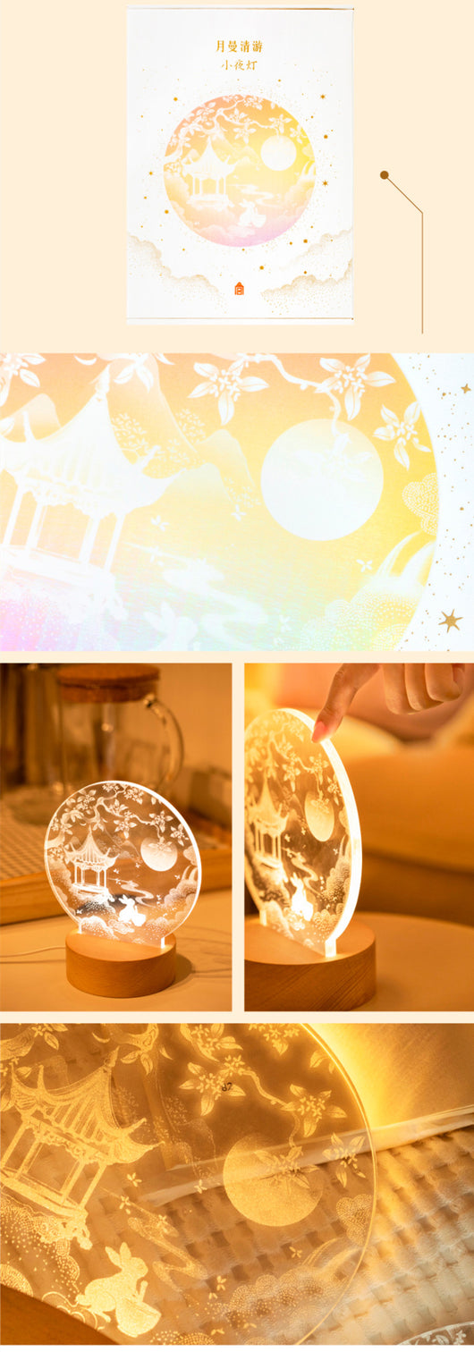 Luz Nocturna Conejo de Jade - Relajación y Sueño Reparador - Image 11
