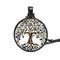 Time Gem DIY Alloy Glass Pendant Necklace Permanent Negro