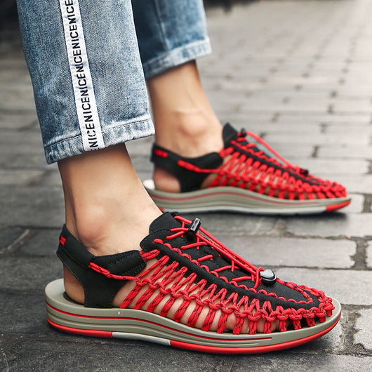 Sandalias Tejidas de Hombre Estilo Romano - Image 3