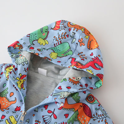 Chaqueta Cortavientos Dinosaurio Infantil - Image 3