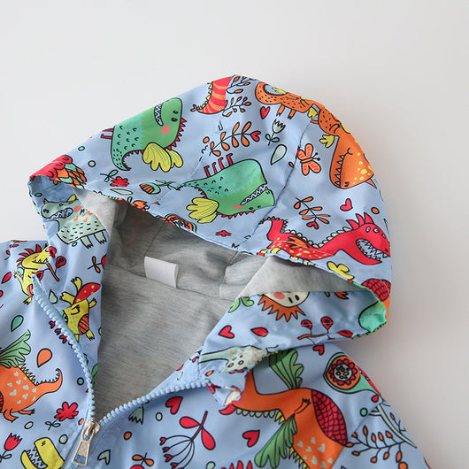 Chaqueta Cortavientos Dinosaurio Infantil - Image 3