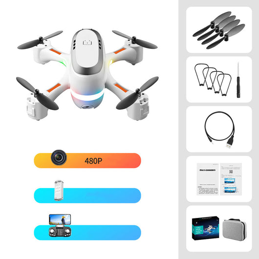 Dron de Fotografía Aérea con LED Degradado y Control Remoto - Image 13