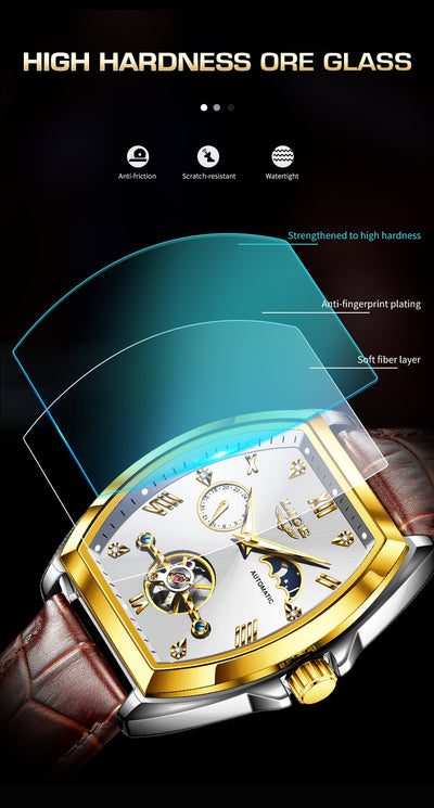 Reloj Mecánico Tourbillon para Hombre Multifuncional Resistente al Agua - Image 22