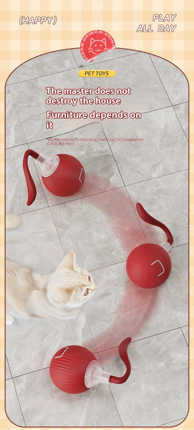 Pelota Interactiva Rodante para Gatos con Movimiento Automático - Image 26
