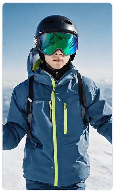 Gafas de Espejo Deportivas Antideslizantes de Doble Capa para Nieve - Image 28