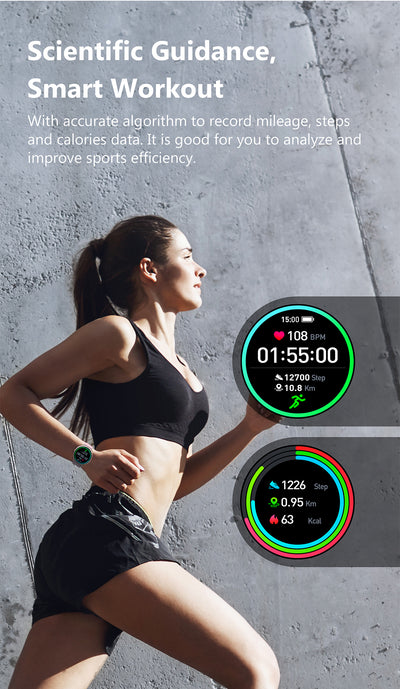 Reloj Inteligente IMILAB KW66 para Hombre - Bluetooth, Resistente al Agua IP68, Rastreador de Fitness - Image 12