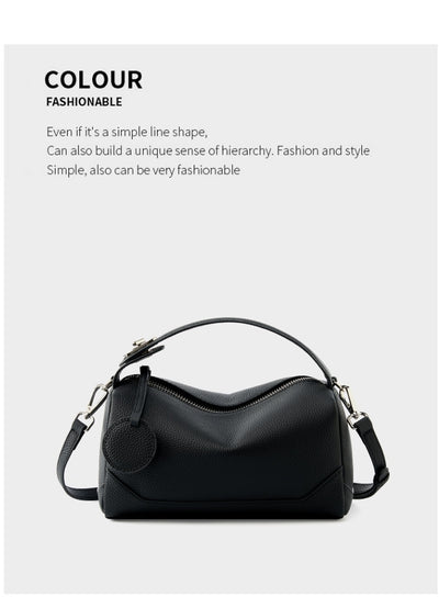 Bolso Crossbody de Cuero Genuino para Mujer - Portátil y Elegante - Image 36