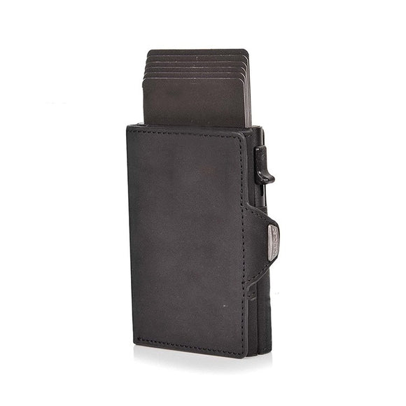 Billetera Monedero de Aluminio Plegable con Clip de Dinero