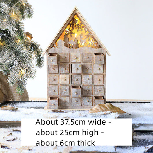 Calendario Navideño de Madera - Decoración Festiva - Image 29