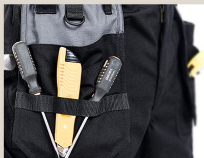 Pantalones de Trabajo Otoño Multi Bolsillos Reforzados para Reparación - Image 9