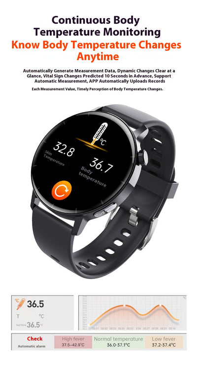 Pulsera Inteligente con Monitor de ECG y Glucosa - Control de Salud 24/7 - Image 49
