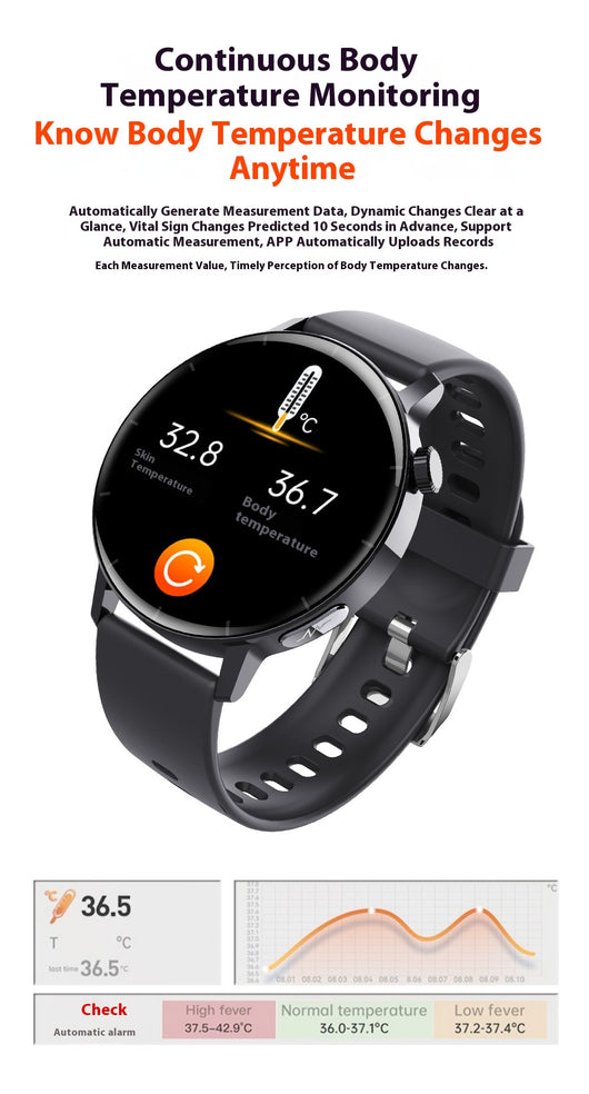 Pulsera Inteligente con Monitor de ECG y Glucosa - Control de Salud 24/7 - Image 49