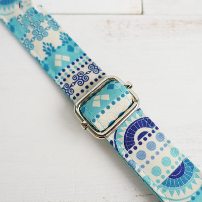 Collar Artesanal para Perro con Flor Azul - Image 11