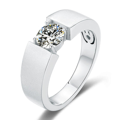Anillo de Moissanita para Hombre - Diseño Elegante y Moderno - Image 9