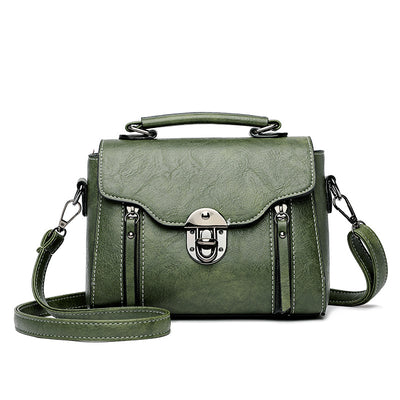 Bolso Cuadrado Pequeño con Cierre Twist Lock - Cartera Coreana de Moda para Mujer - Image 10