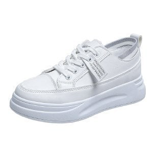 Zapatillas Deportivas Casual Altas Blancas para Mujer - Image 2