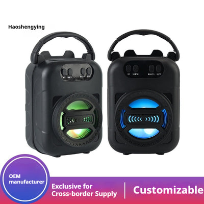 Parlante Bluetooth Multifunción Portátil con Micrófono, Lector de Tarjetas y Radio