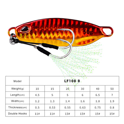 Señuelo Metálico Sumergible de Largo Alcance para Pesca - Image 5