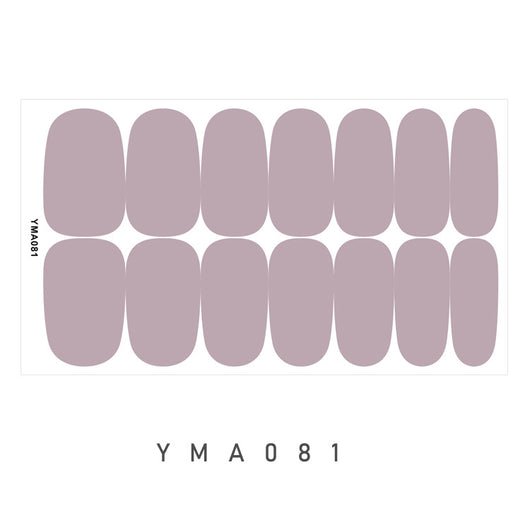 Calcomanías de Uñas Impermeables Color Sólido - Image 12