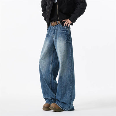 Jeans American Rivet Efecto Desgastado con Estilo Lightning - Image 12