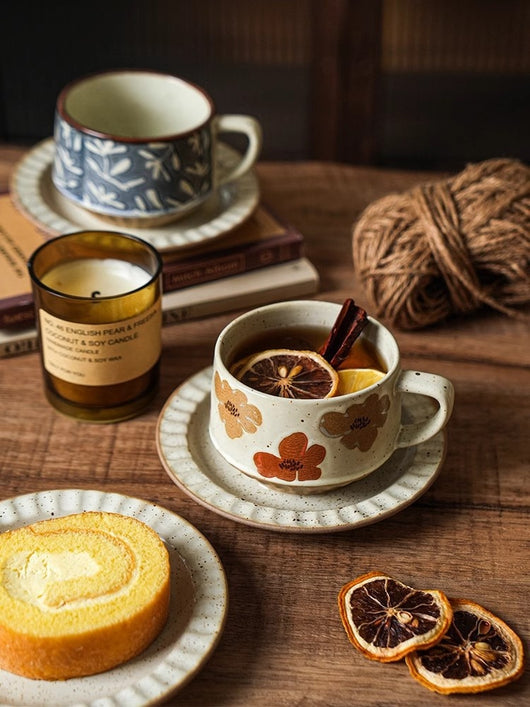 Taza de Café Stoneware Retro Diseño Lujo Contemporáneo - Image 18