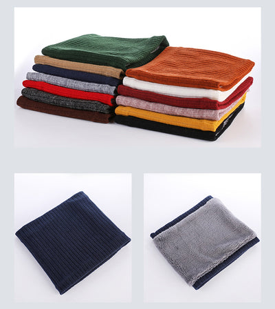 Bufanda de Lana Tejida Gruesa y Suave para Hombre y Mujer - Abrigo Elegante Otoño Invierno - Image 23