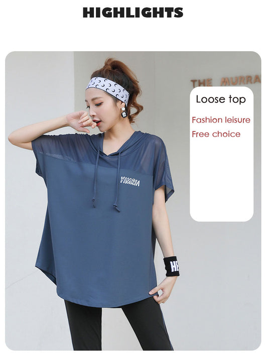 Conjunto de Yoga Suelto para Mujer - Tela Transpirable de Secado Rápido - Image 19