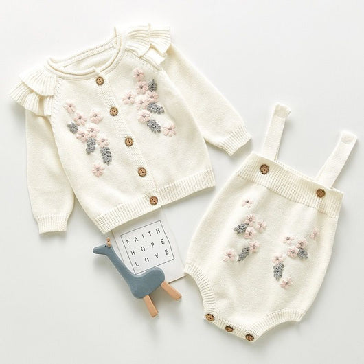 Enterizo Bordado para Bebé Otoño Invierno Estilo Princesa - Image 13