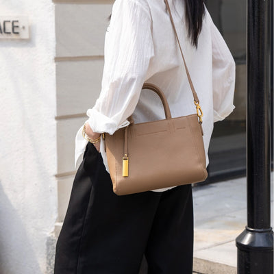 Bolso de Cuero Genuino Portátil para Mujer - Elegancia y Funcionalidad - Image 3