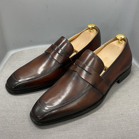 Mocasines de Cuero Italiano Clásico para Negocios - Image 15