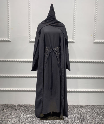 Traje Ejecutivo Tres Piezas Color Sólido Estilo Oriente Medio - Image 3