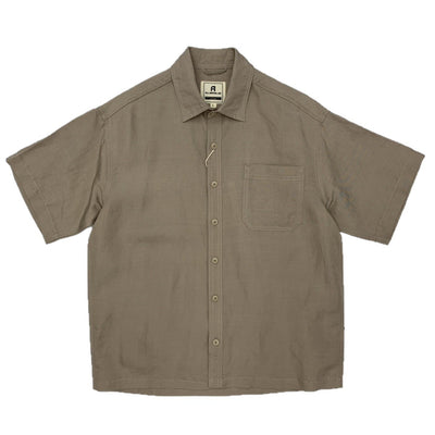Camisa Retro Japonesa de Lino y Algodón de Manga Corta con Dobladillo Plano - Image 5
