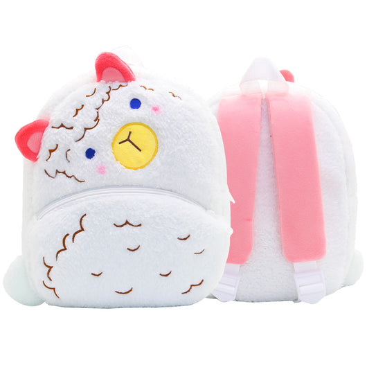 Mochila Escolar Infantil Arcoíris con Diseño Cartoon y Material Suave Peluche - Image 30