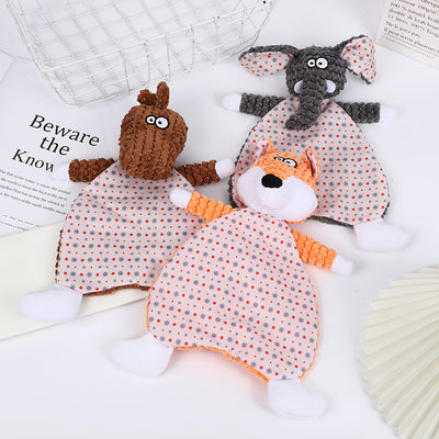 Juguete Peluche Interactivo para Mascotas con Sonido y Papel Crujiente