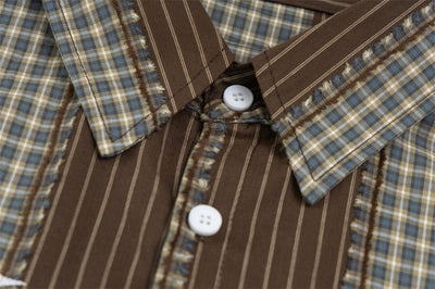 Camisa de Manga Larga con Contraste de Colores para Hombre - Image 17