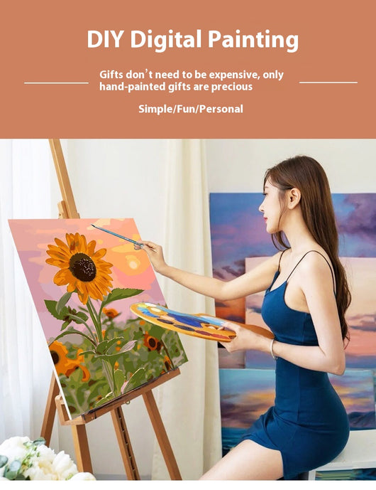Kit de Pintura por Números al Óleo - Arte Decorativo DIY - Image 3