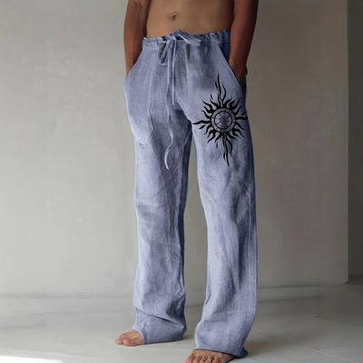 Pantalones Holgados de Pierna Ancha para Hombre - Comodidad Diaria - Image 3