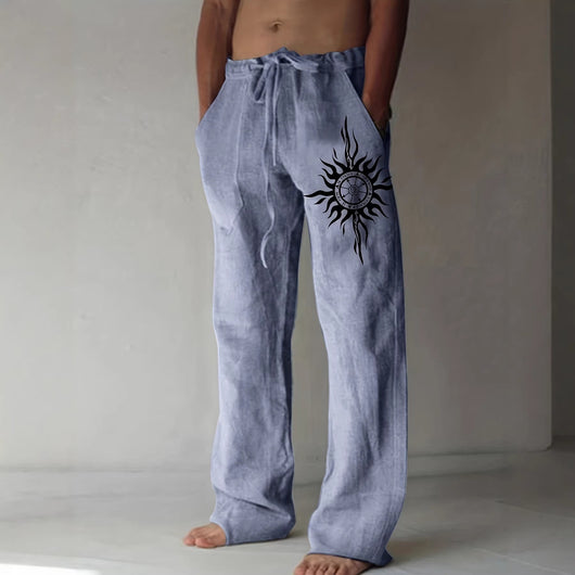 Pantalones Holgados de Pierna Ancha para Hombre - Comodidad Diaria - Image 3