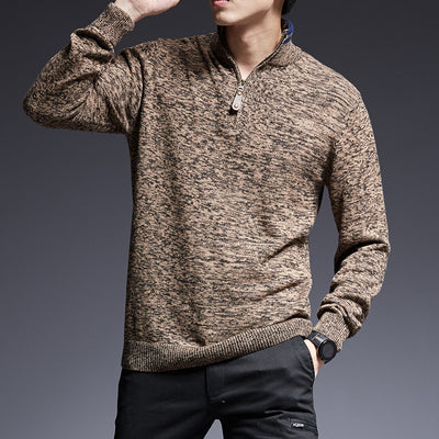 Suéter para Hombre con Cuello Tipo Camisa y Cierre de Cremallera - Image 9