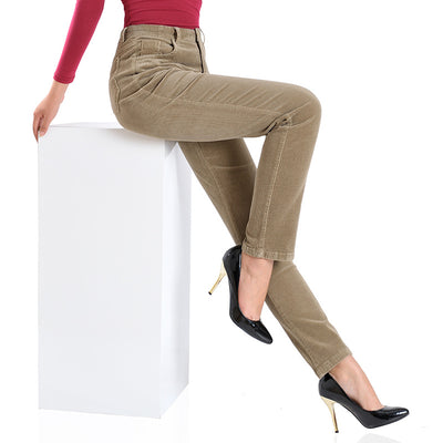 Pantalones de Pana Rectos Elásticos - Comodidad Casual en Algodón - Image 16
