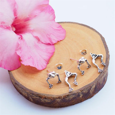 Aretes Divertidos de Rana para Mujer y Niña, Joyería de Animal - Image 10