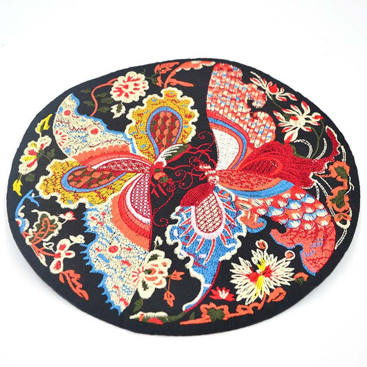 Apliques Mariposa Bordados Estilo Chino - Accesorios Étnicos para Ropa - Image 8