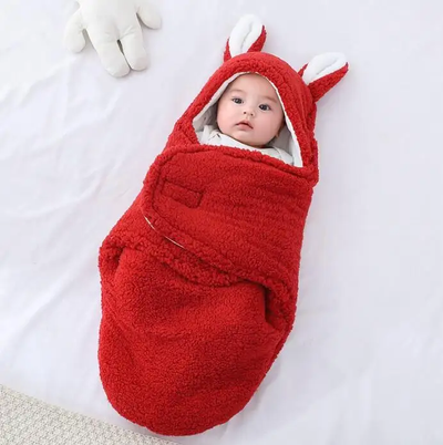 Saco de Dormir para Bebé Recién Nacido en Fleece Suave - Envoltorio Térmico Unisex con Soporte para la Cabeza - Image 14