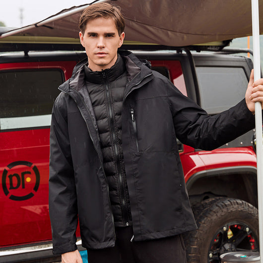 Chaqueta 3 en 1 Versátil para Todo Clima con Forro Desmontable