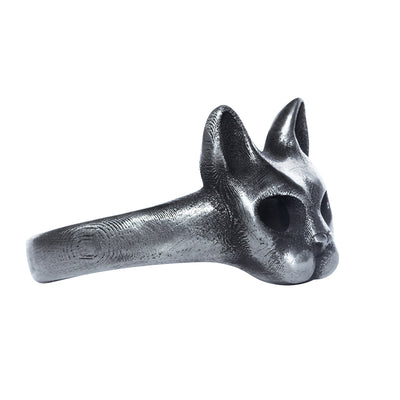 Anillo de Plata 925 con Diseño Exclusivo de Cabeza de Gato - Image 16