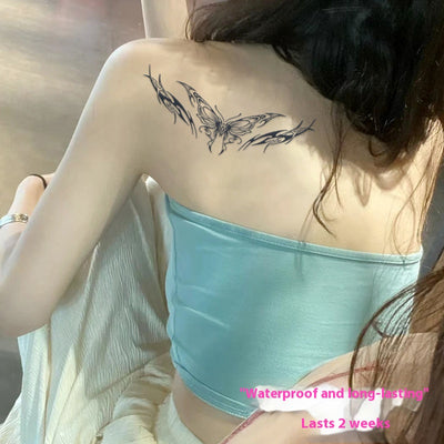 Tatuaje Temporal de Frutas y Hierbas - Adhesivo Impermeable para Brazo y Escote Femenino - Image 8