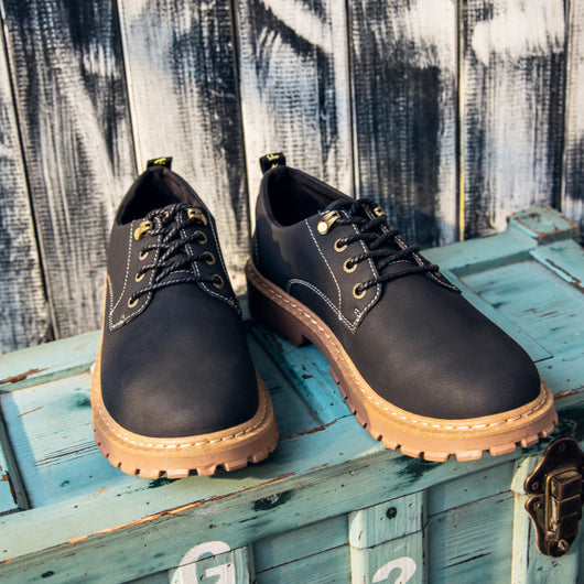 Zapatos Casuales de Cuero Estilo Retro Martin para Hombre - Image 11