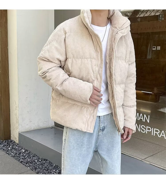 Chaqueta Acolchada de Algodón para Hombre - Estilo Deportivo y Casual - Image 20