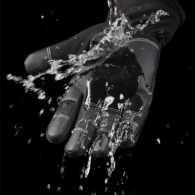 Guantes de Invierno Unisex con Dedos Abatibles, Táctiles e Impermeables para Ciclismo, Pesca y Esquí - Image 3