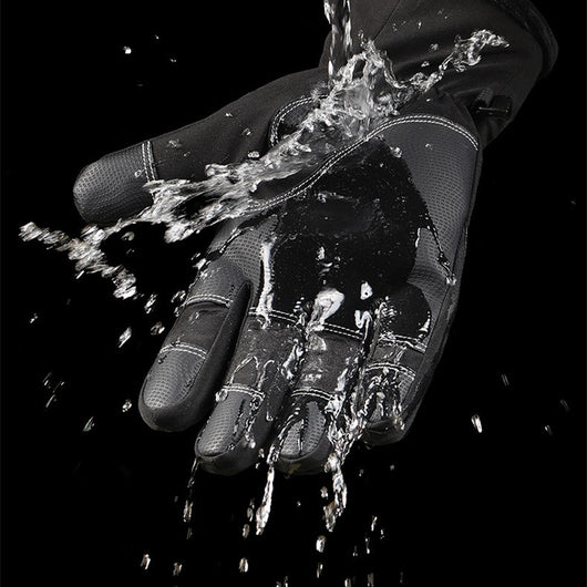 Guantes de Invierno Unisex con Dedos Abatibles, Táctiles e Impermeables para Ciclismo, Pesca y Esquí - Image 3
